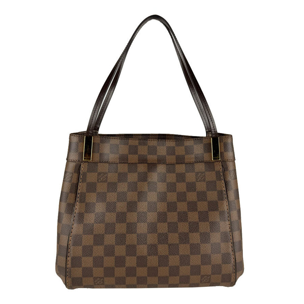 Louis Vuitton Damier Ebene Brown Marylebone Shoulder Bag Canvas Ebene Leather